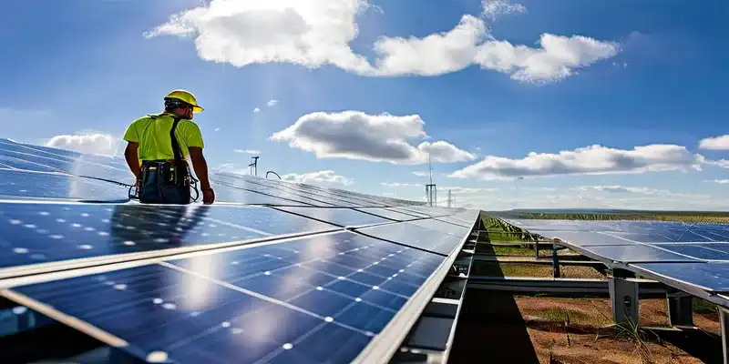 Mapa mundial de uso de energia solar